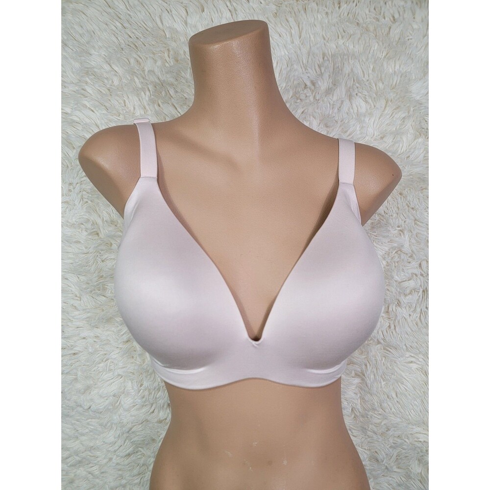 Victoria’s Secret Bra Size 36DDD Lined Semi Demi Pink Multiway Straps Padded I